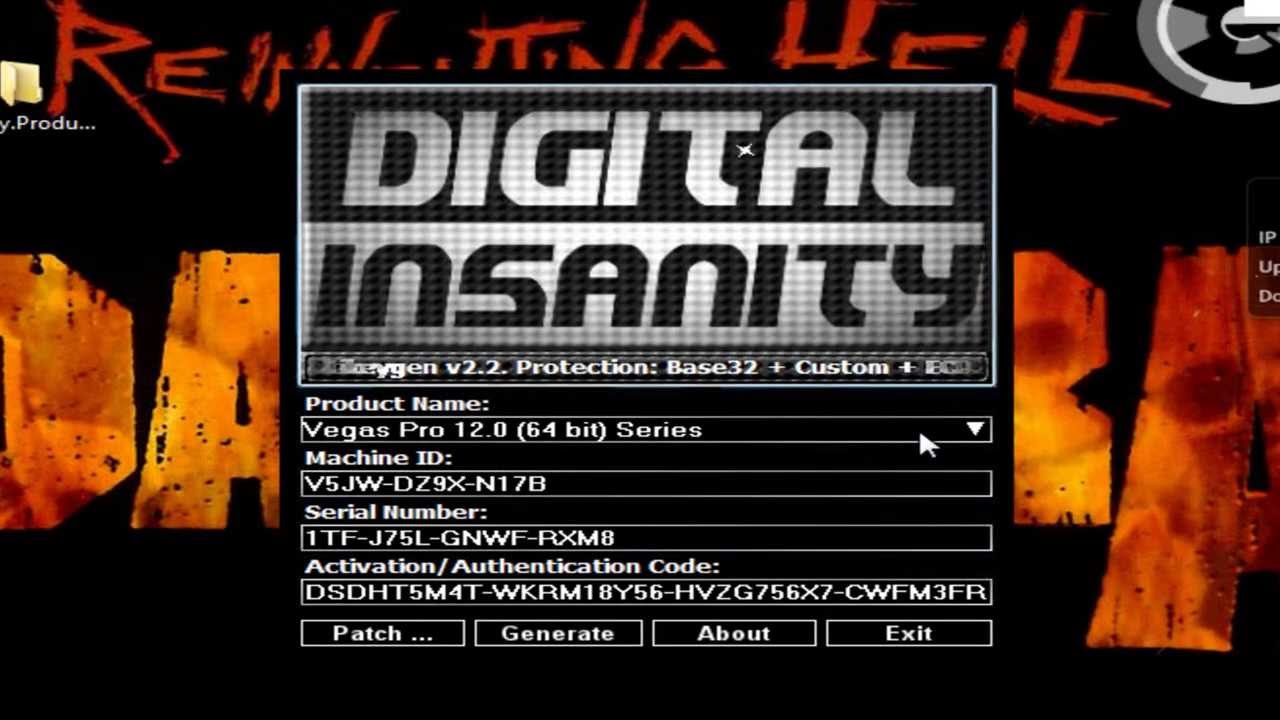 digital insanity keygen vegas pro 13